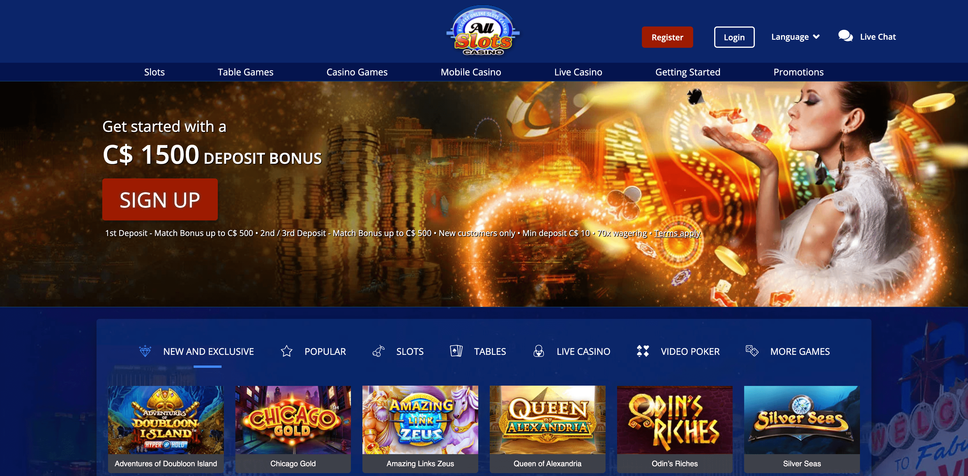 All Slots Main Page