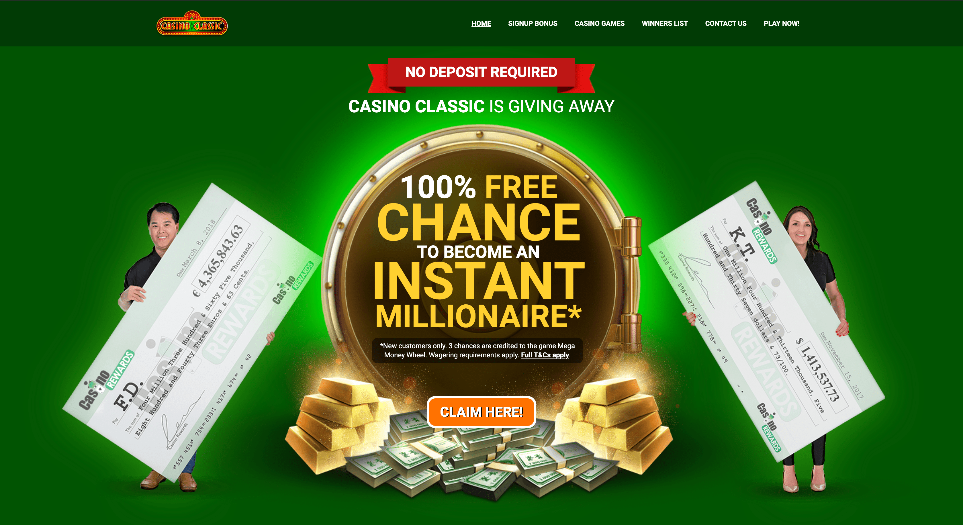 CasinoClassic Homepage