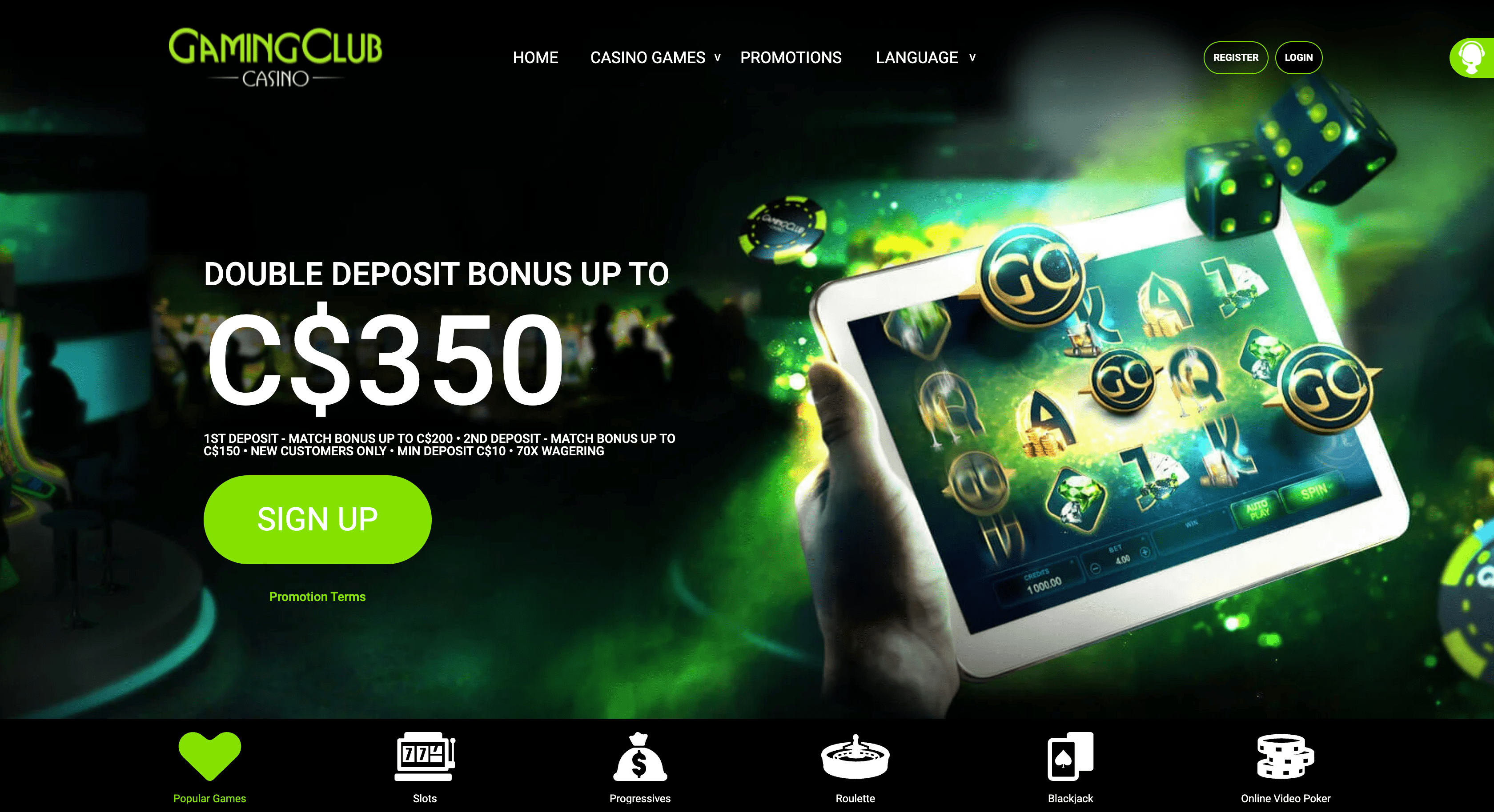 Gaming Club Main Page