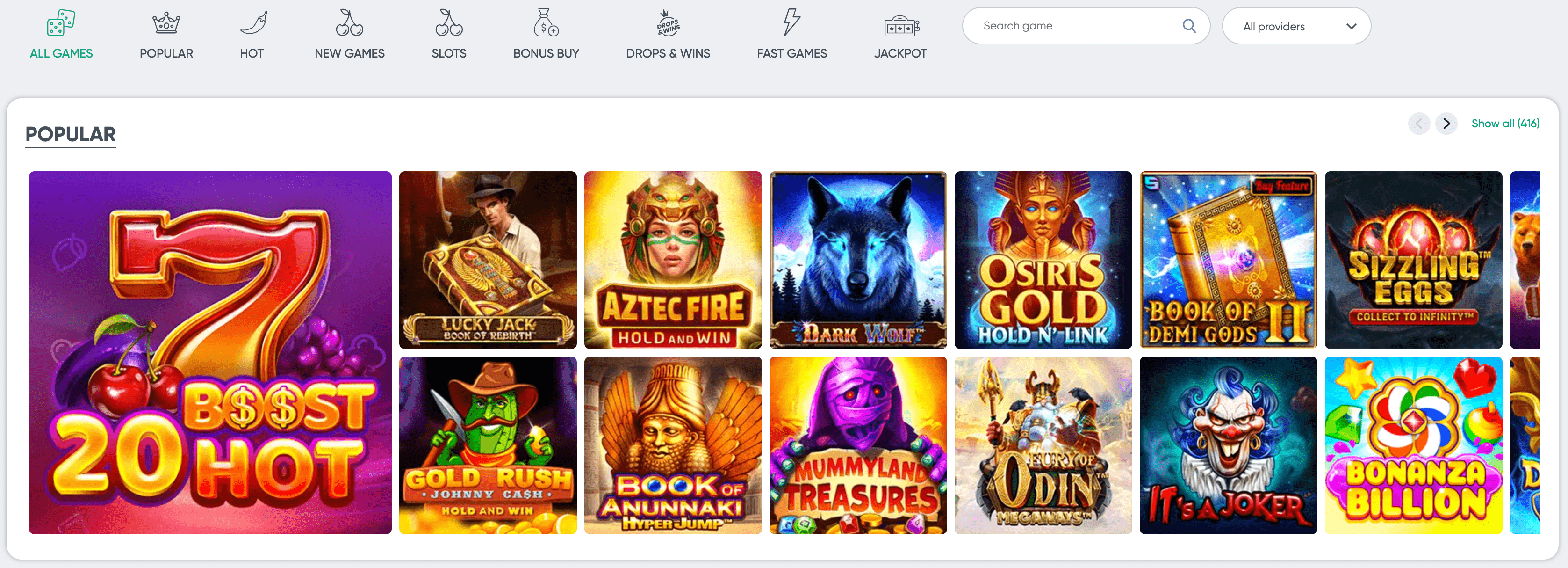 IviBetCasino Games