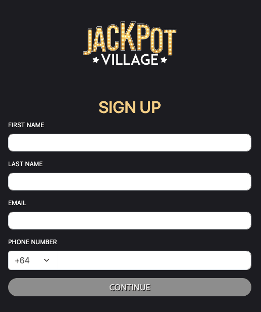 Jackpot Village Registration