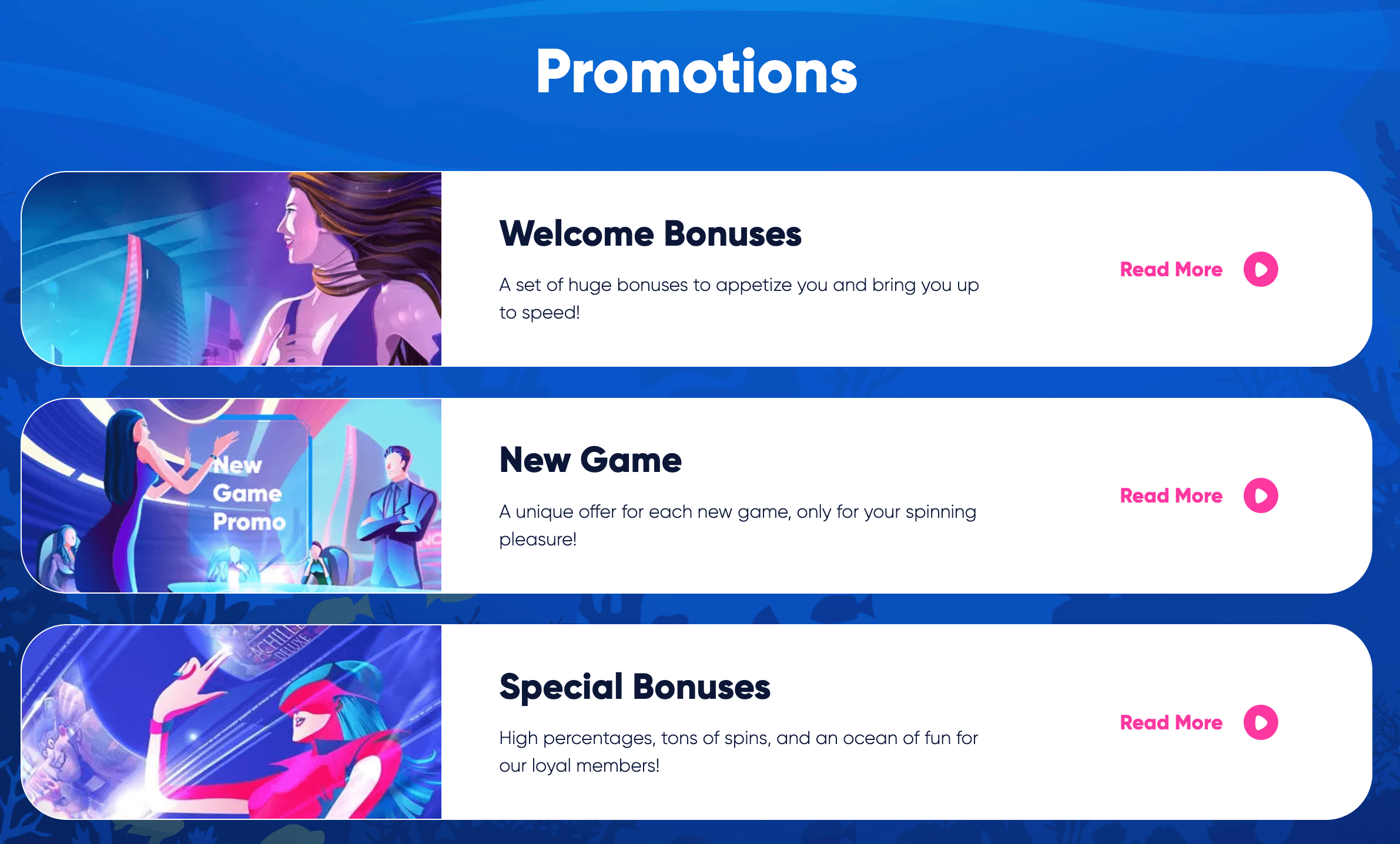 Las Atlantis Bonuses