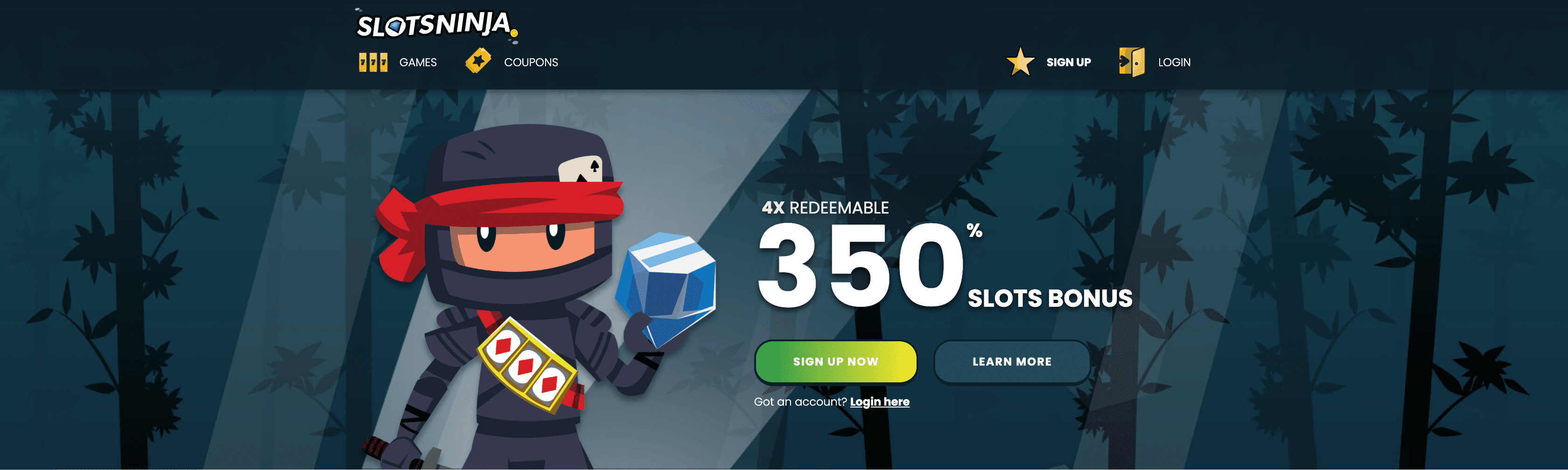 Slots Ninja Homepage